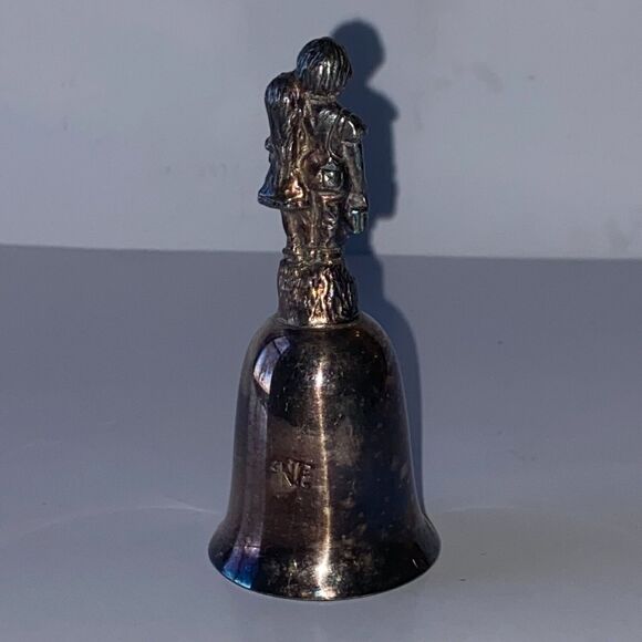 New England Collectors Society Bell Jack and Jill Silver Plate Nursery Rhyme - Picture 6 of 9